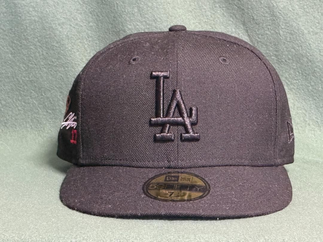 ラスト送料込　59FIFTY 7　1/4　57.7cmデコピンと大谷のサイン