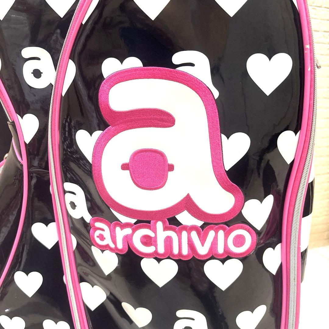 archivio アルチビオ ハート柄 キャディバッグ
