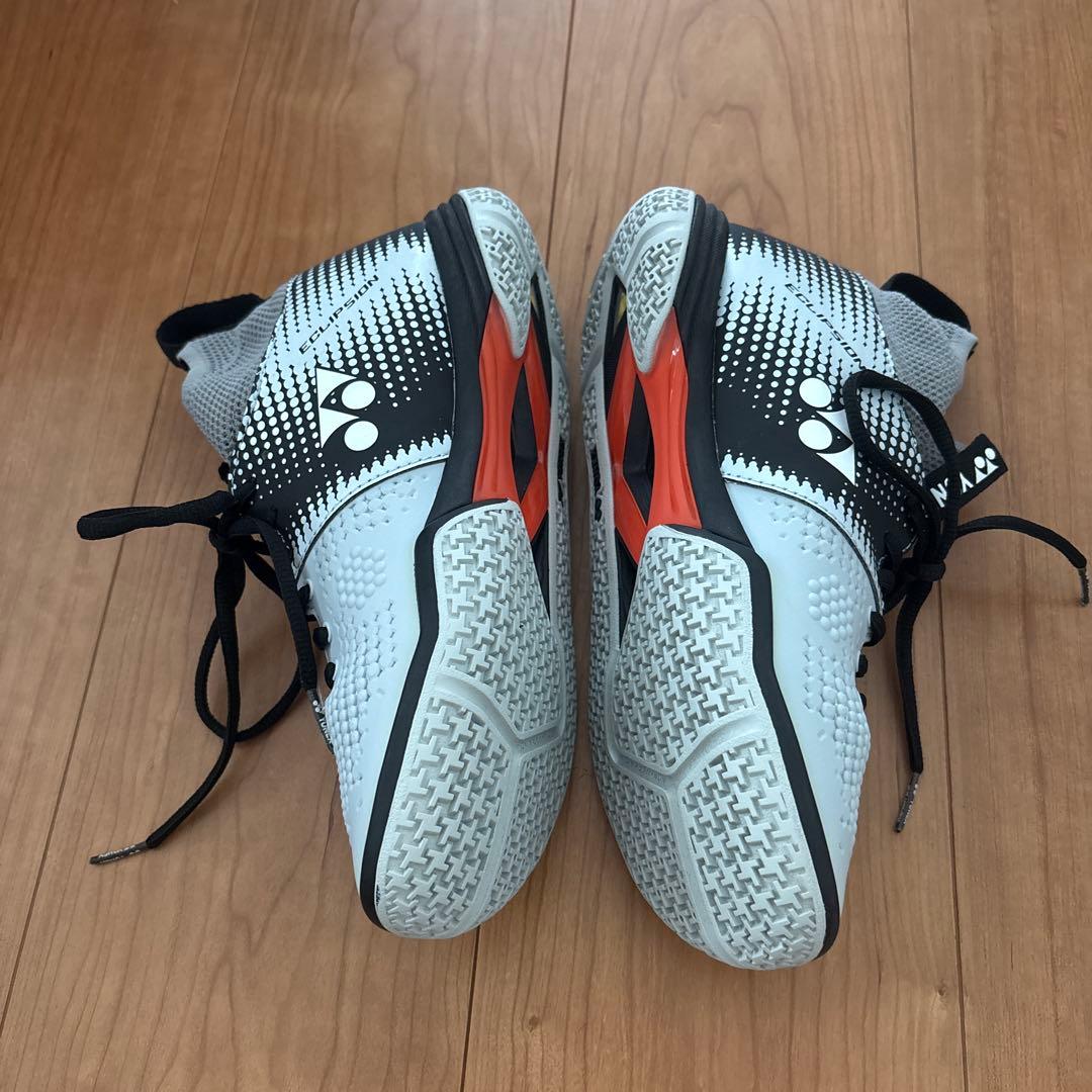 YONEX バドミントン シューズ ハイカット グレー23.5