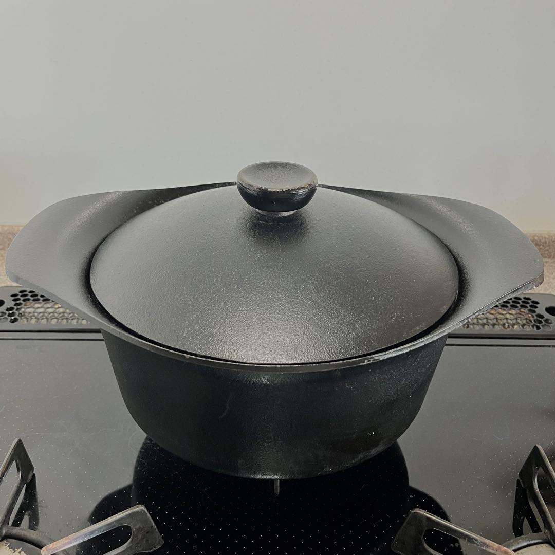 柳宗理　南部鉄器シリーズ　深型鍋　オーブン　キャンプ