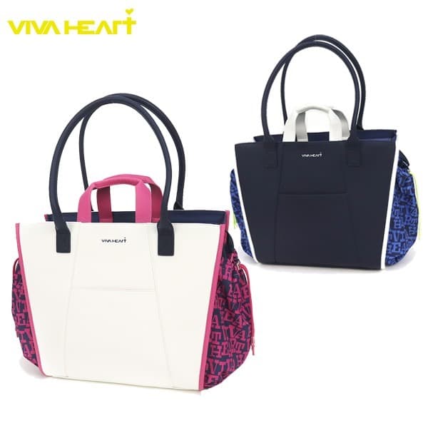 新品 VIVA HEART ビバハート ゴルフ ボストンバッグ WH