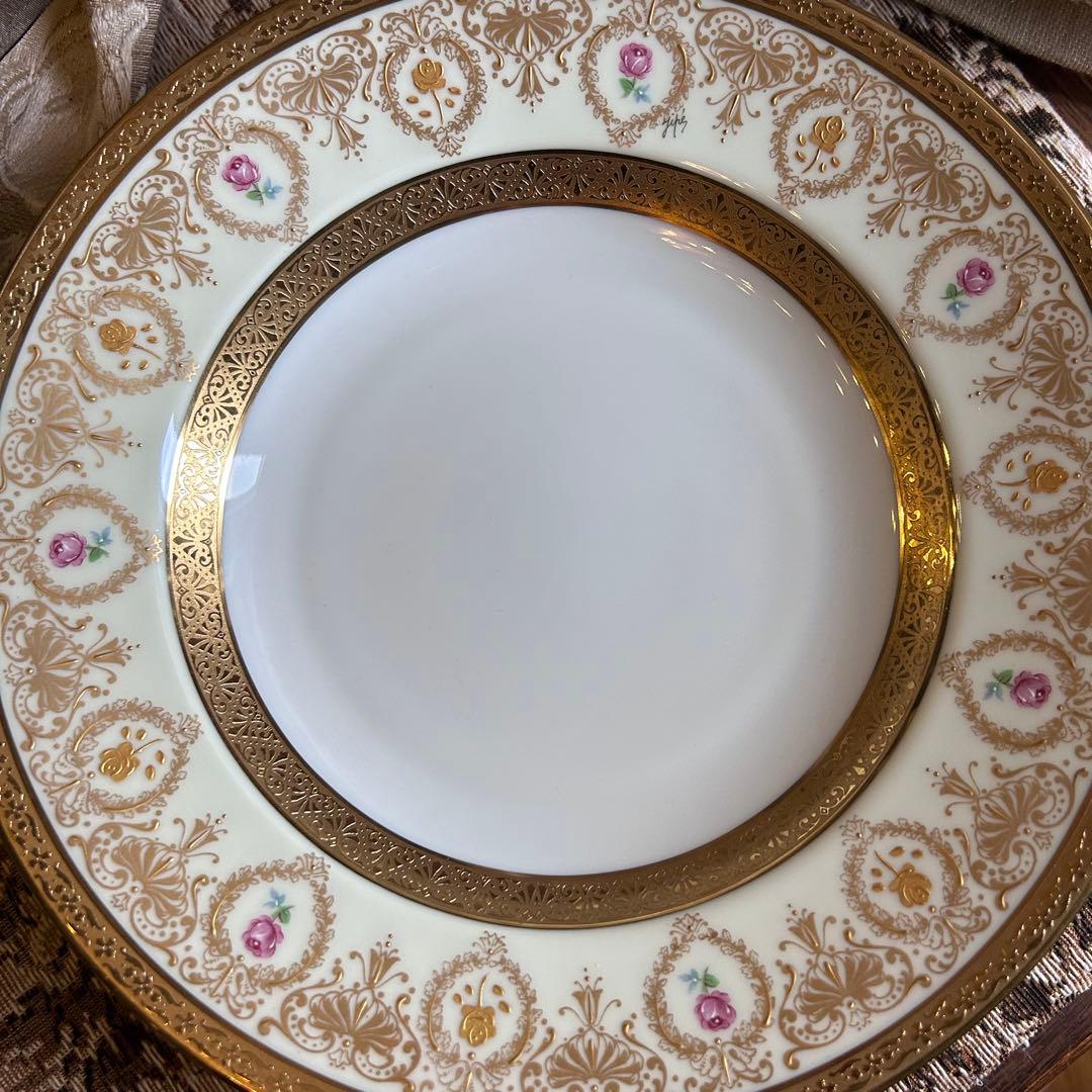 フランス製　Limoges Haviland リム付きディープディッシュ