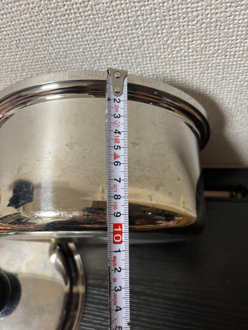 【中古品】アムウェイ　Amway Queen 大ソースパン 旧型　ガス・IH対応