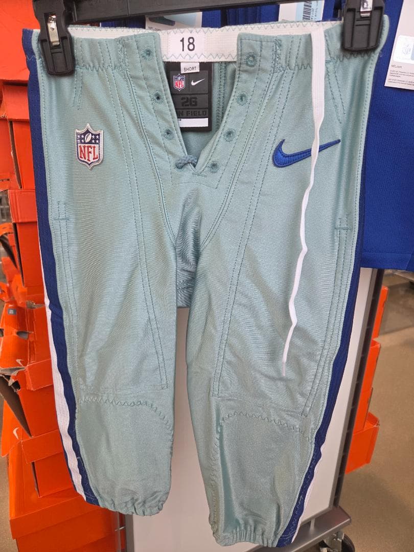 NIKE NFL アメフト ゲームパンツ ライトブルー サイズ26