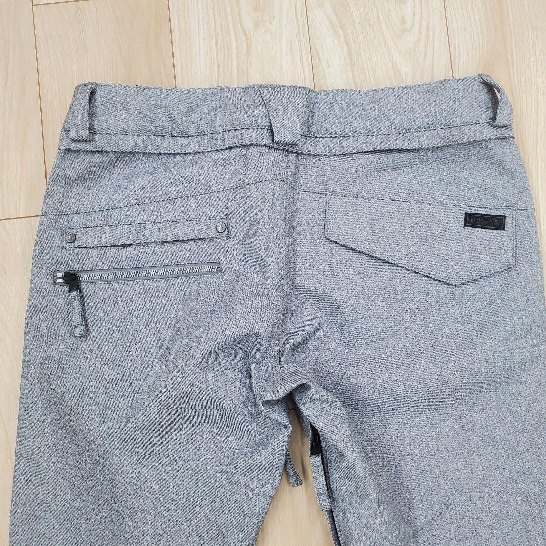 VOLCOM ボルコム スノーボード パンツ レディース グレー グレイ 無地L