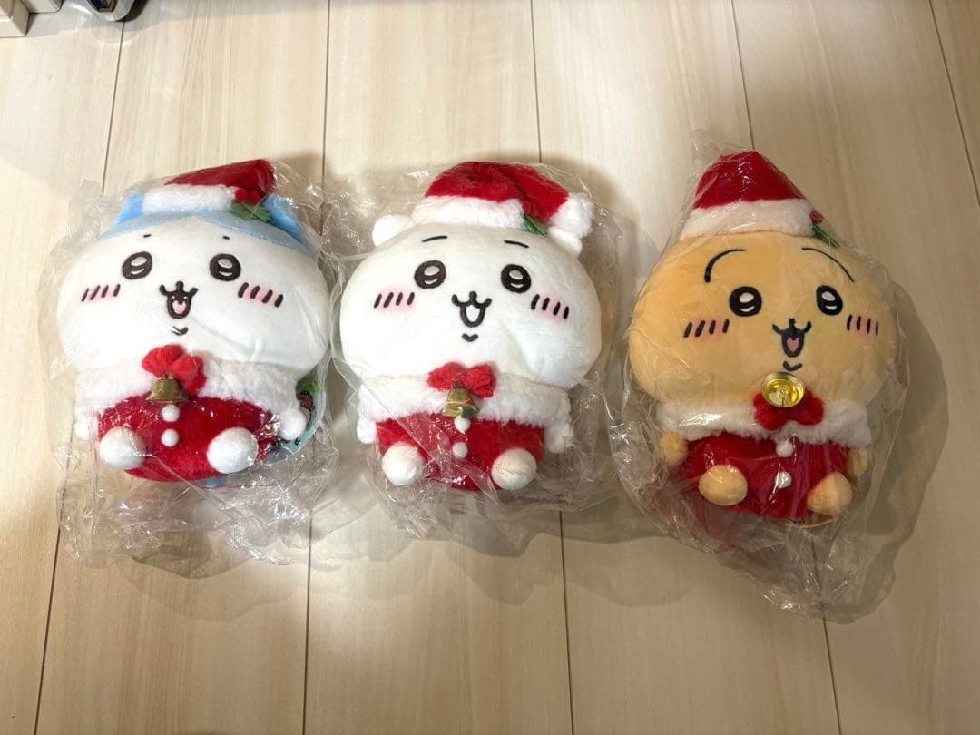 ちいかわ サンタさんだ！ぬいぐるみS ちいかわ　うさぎ ハチワレ　まとめ売り