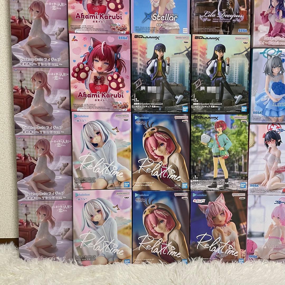 新品未開封　美少女系　プライズ　アニメ　フィギュア　42個　大量　まとめ売り