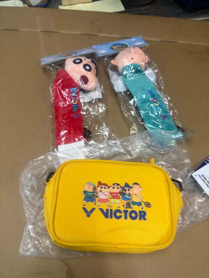 クレヨンしんちゃん コラボ VICTOR 未使用品と使用品のセット