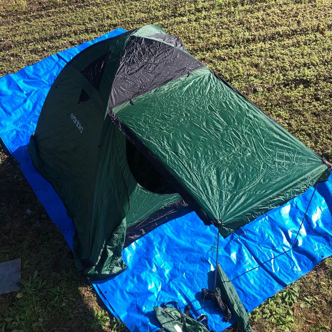 esnbia対水圧4000→ 2人用キャンプテント《完全自立型》【新品未使用】