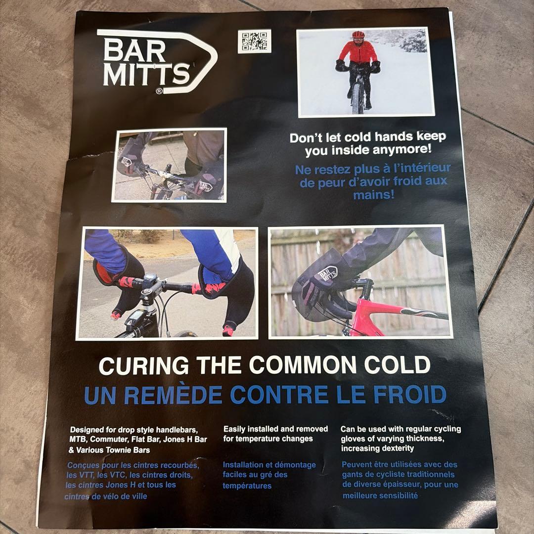 【新品】Bar Mitts Mountain Mitts グローブ無して温い