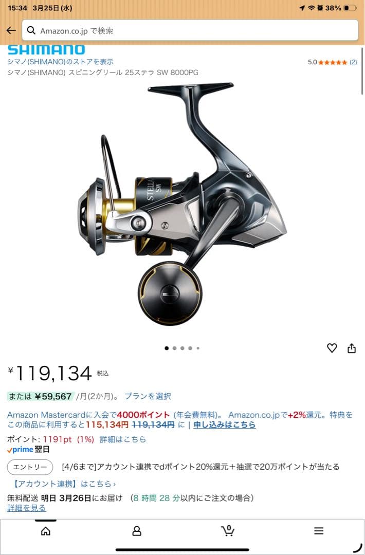 SHIMANO ストラディック SW 8000PG