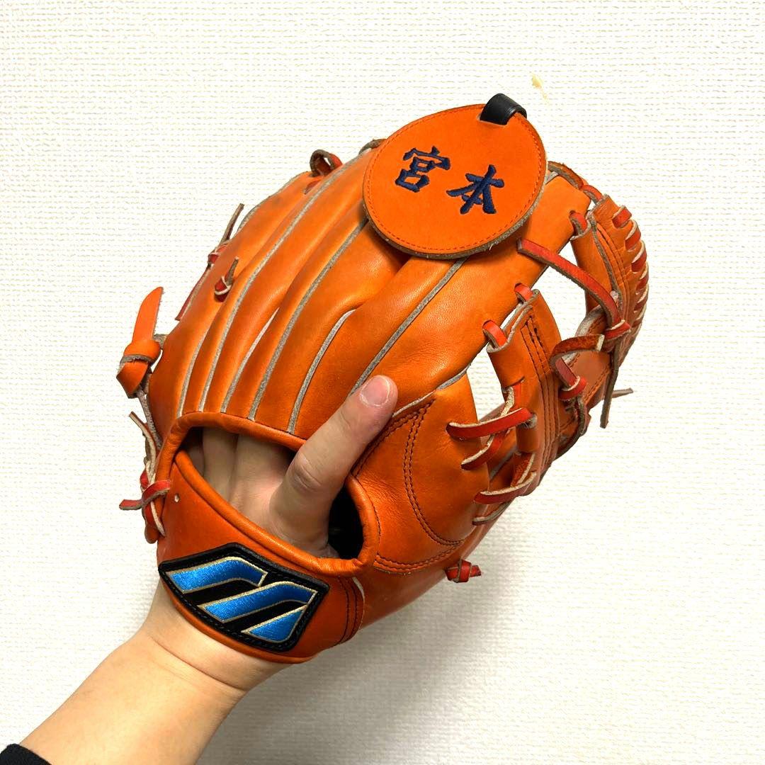 955 ミズノ ビューリーグ 耕作 オーダー 宮本モデル 軟式 内野手用グローブ