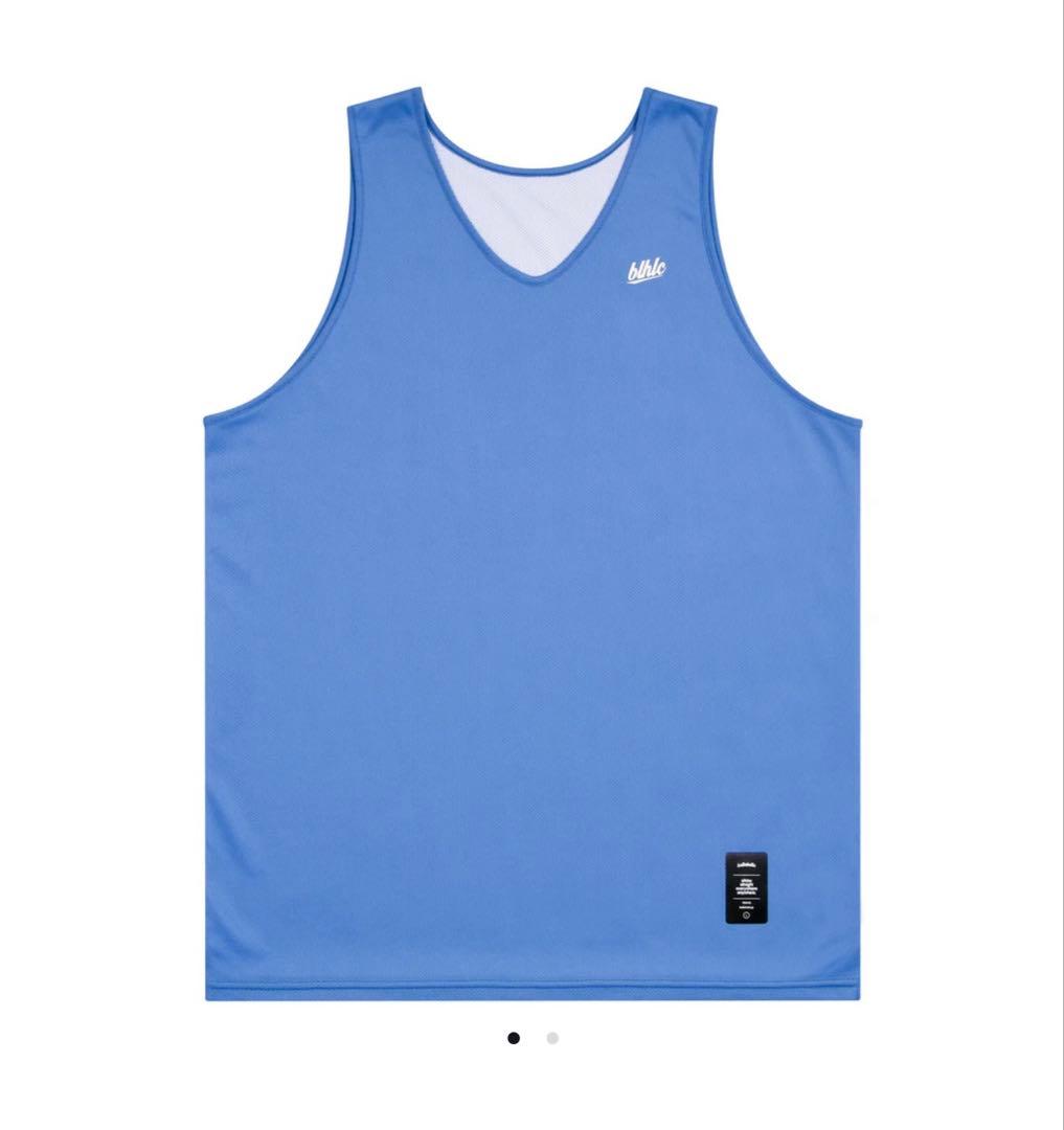ボーラホリックballaholic ノースリーブ タンクトップ 青 白 3XL