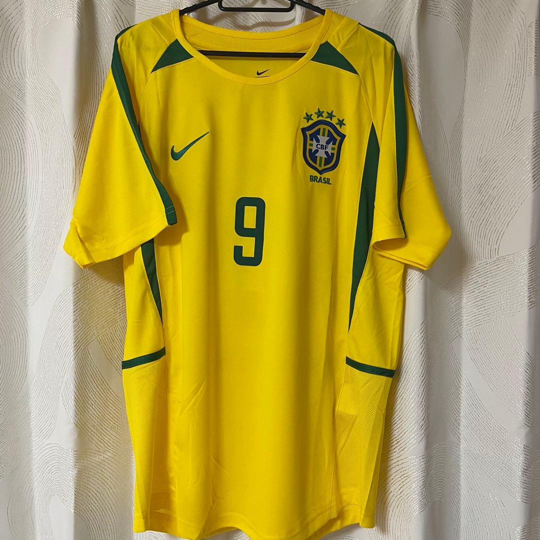 ブラジル代表2002ホームサッカーユニフォームRonaldo NIKE