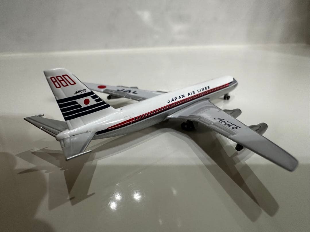 エアロクラシックス製日本航空CV-880 1/400スケールダイキャストモデル