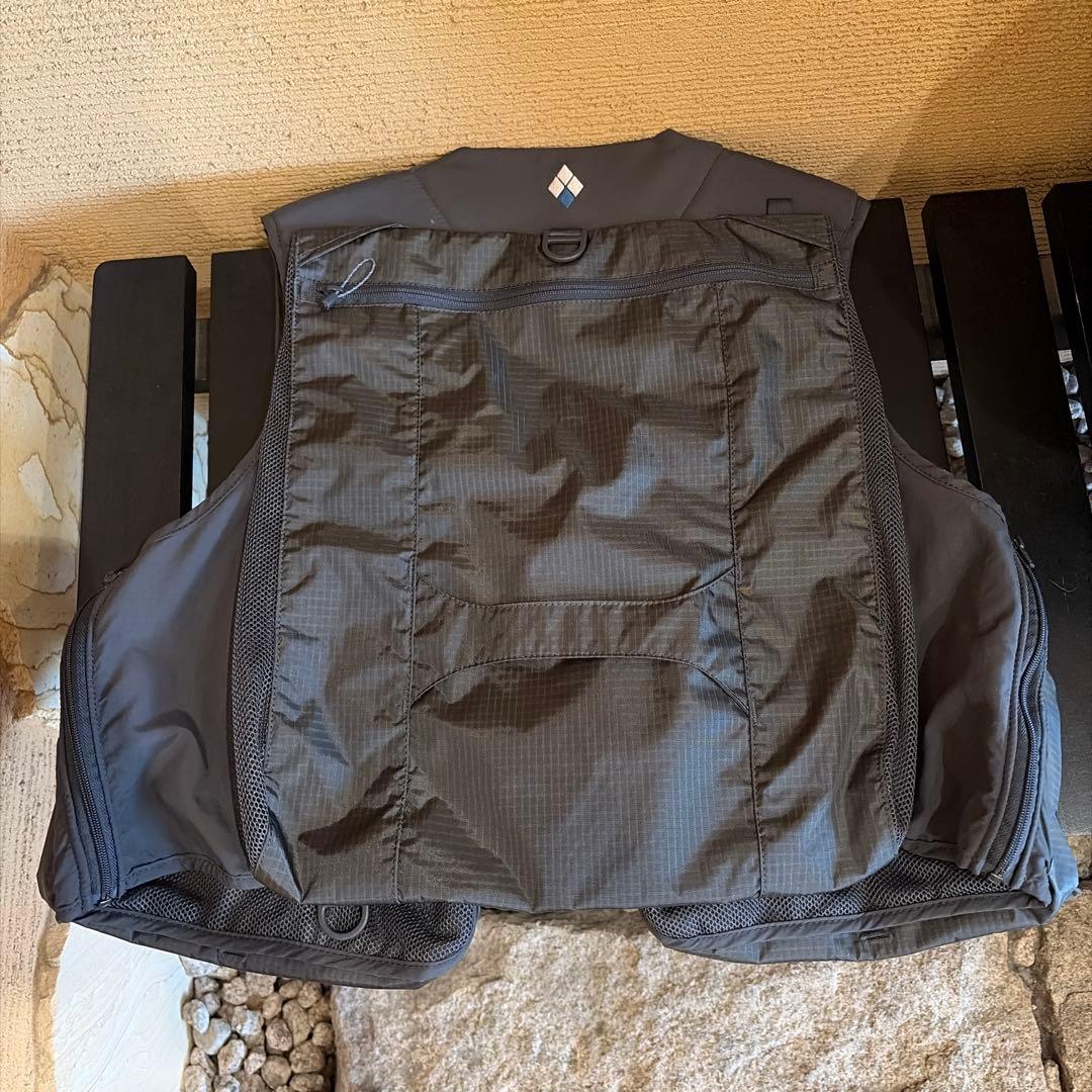 mont-bell フィッシングベスト ブラックLサイズ