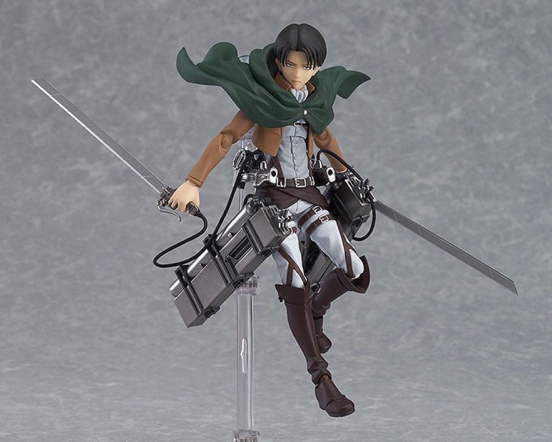 【新品未使用】進撃の巨人 figma エルヴィン&白馬・リヴァイ・黒馬セット