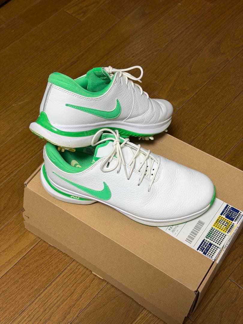 NIKEズームビクトリーツアー3/ホワイト/グリーン/ワイド/26.5cm