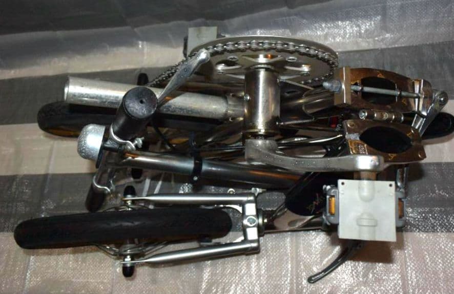【ジャンク品】 Panasonic 折りたたみ自転車 トレンクル7500
