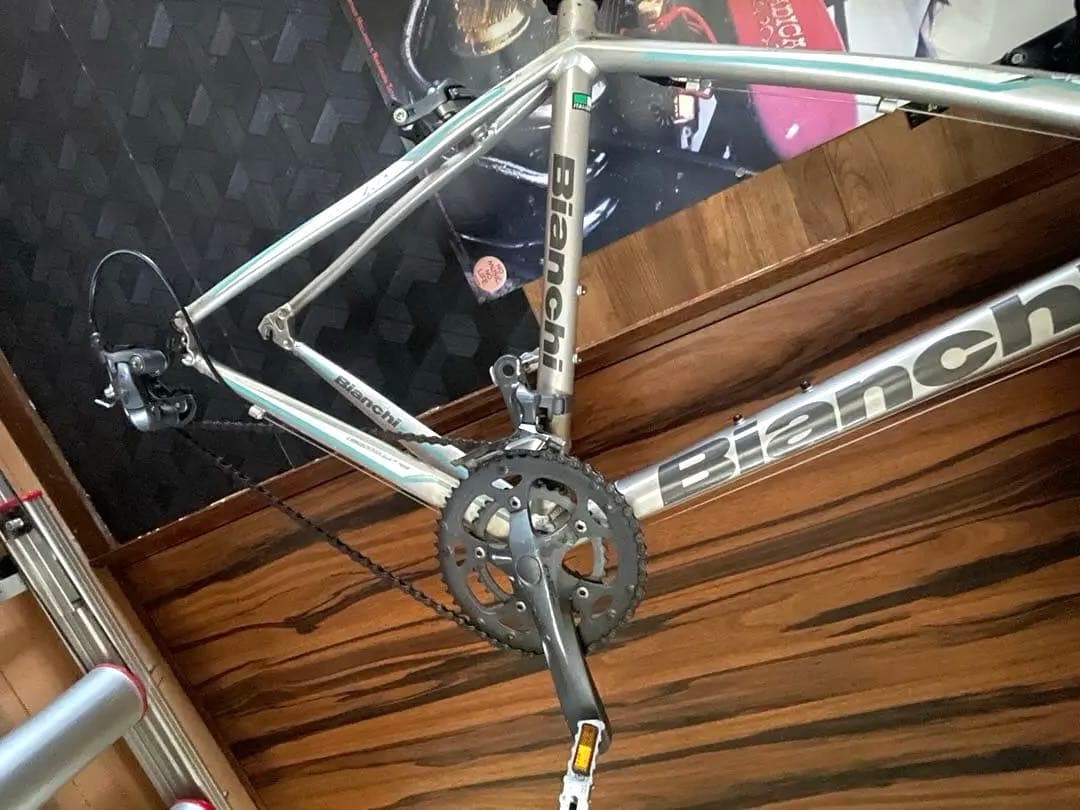 ビアンキ　Bianchi ロードバイクフレーム シルバー
