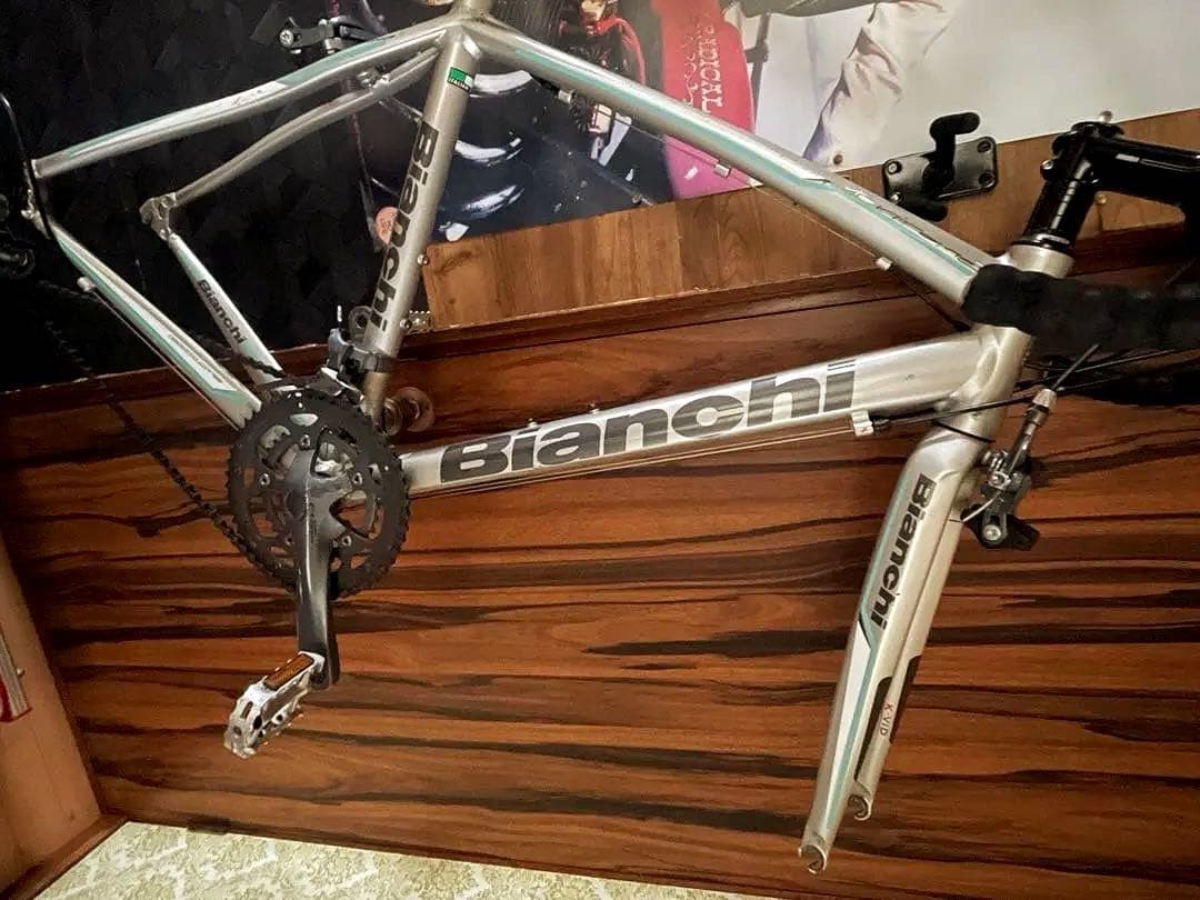 ビアンキ　Bianchi ロードバイクフレーム シルバー