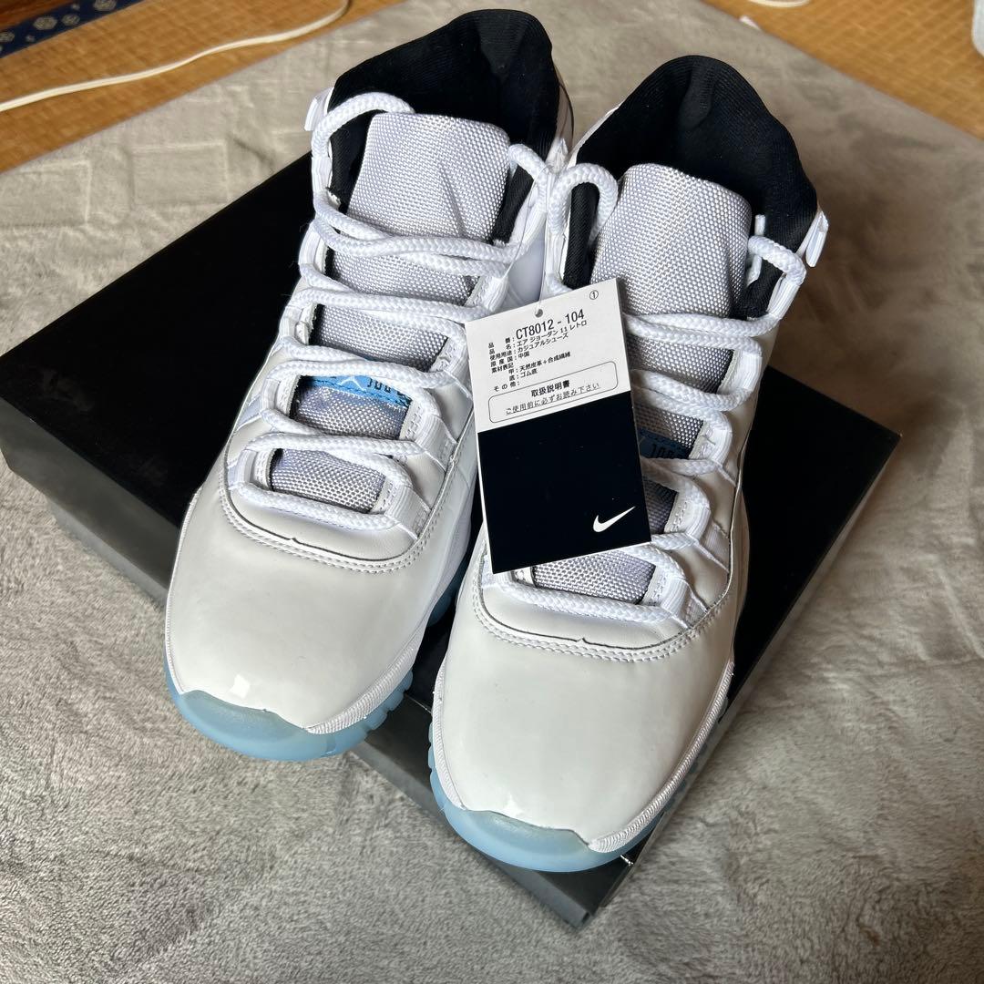 シューズ(男性用) jordan11 legned bule