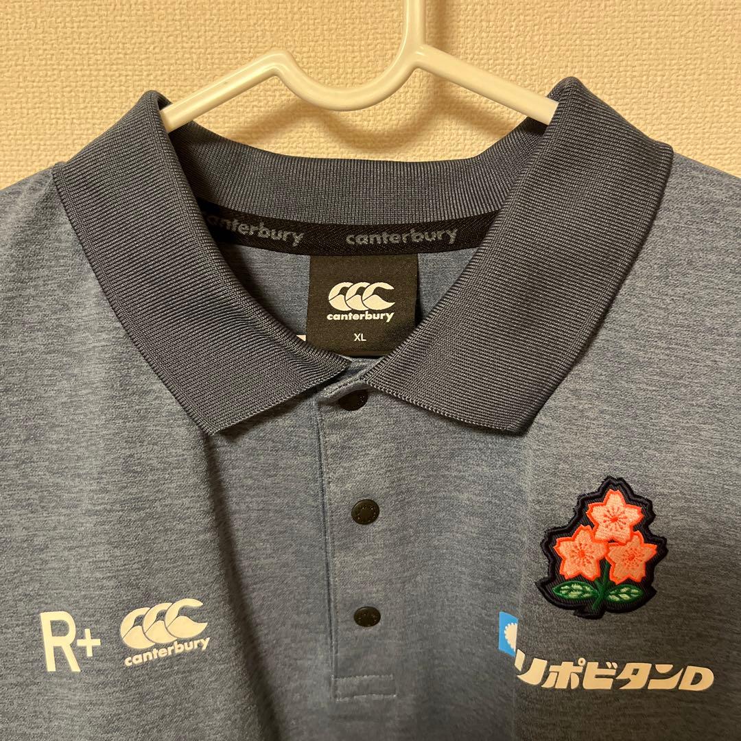 canterbury R+ ポロシャツ XL ダークブルー