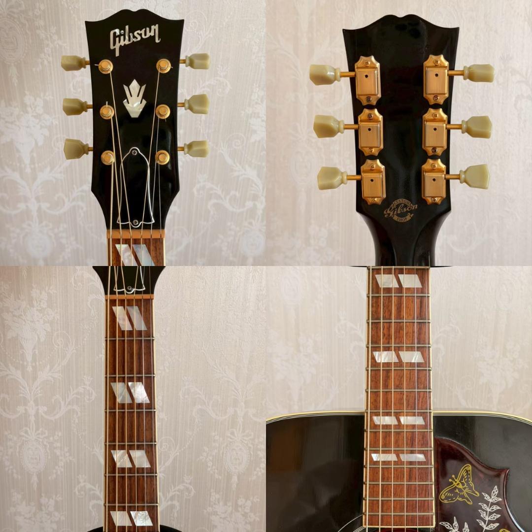 要コメント・現物確認可・Gibson ハミングバード EB 黒 カスタムショップ