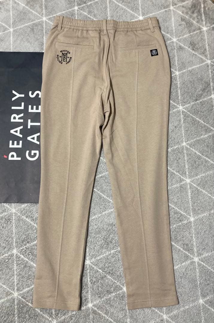新品 パーリーゲイツ マスターバニー レーヨン裏毛ストレッチパンツ(4)サイズM