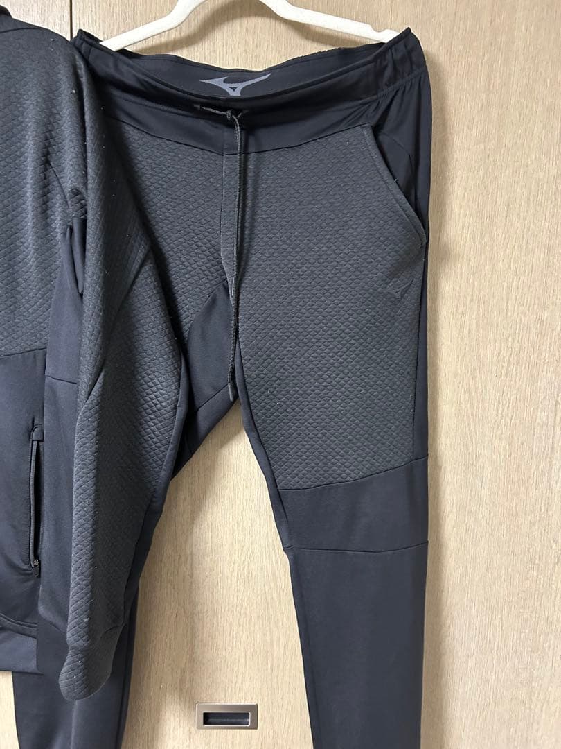 MIZUNO ミズノ ジャージ 上下 セットアップ ブラック キルティング XL