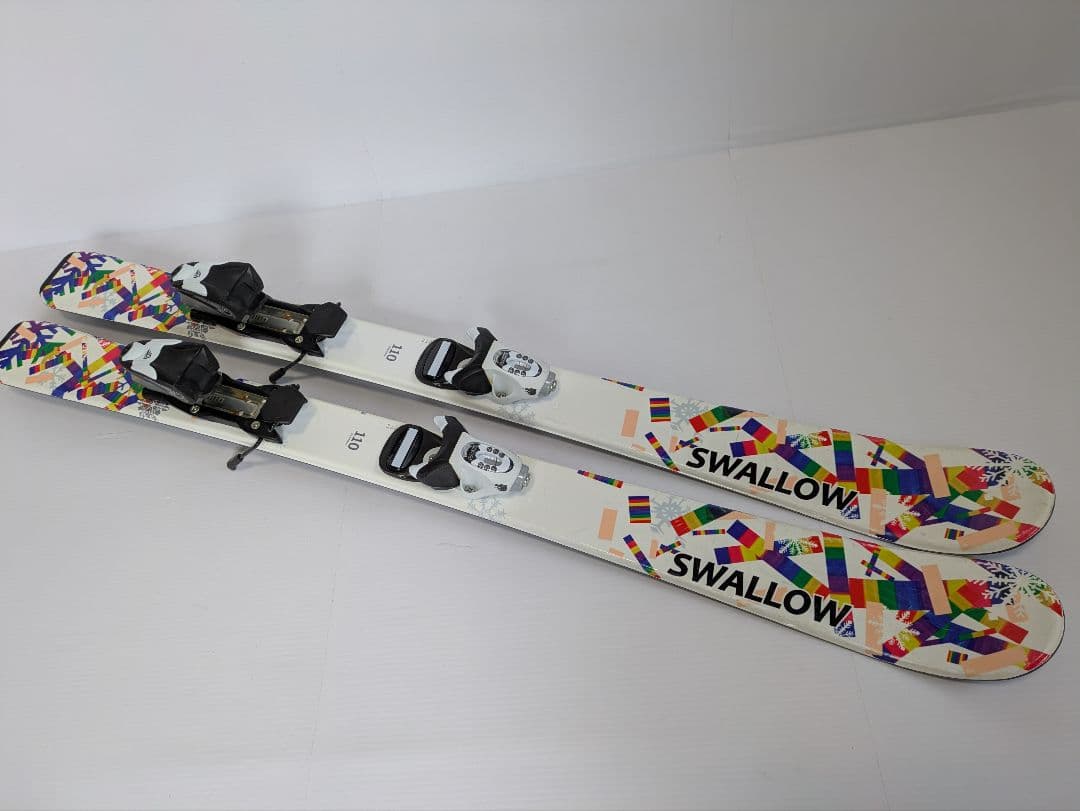 SWALLOW スキー板110cm　ブーツ22cm ポール90cm セット