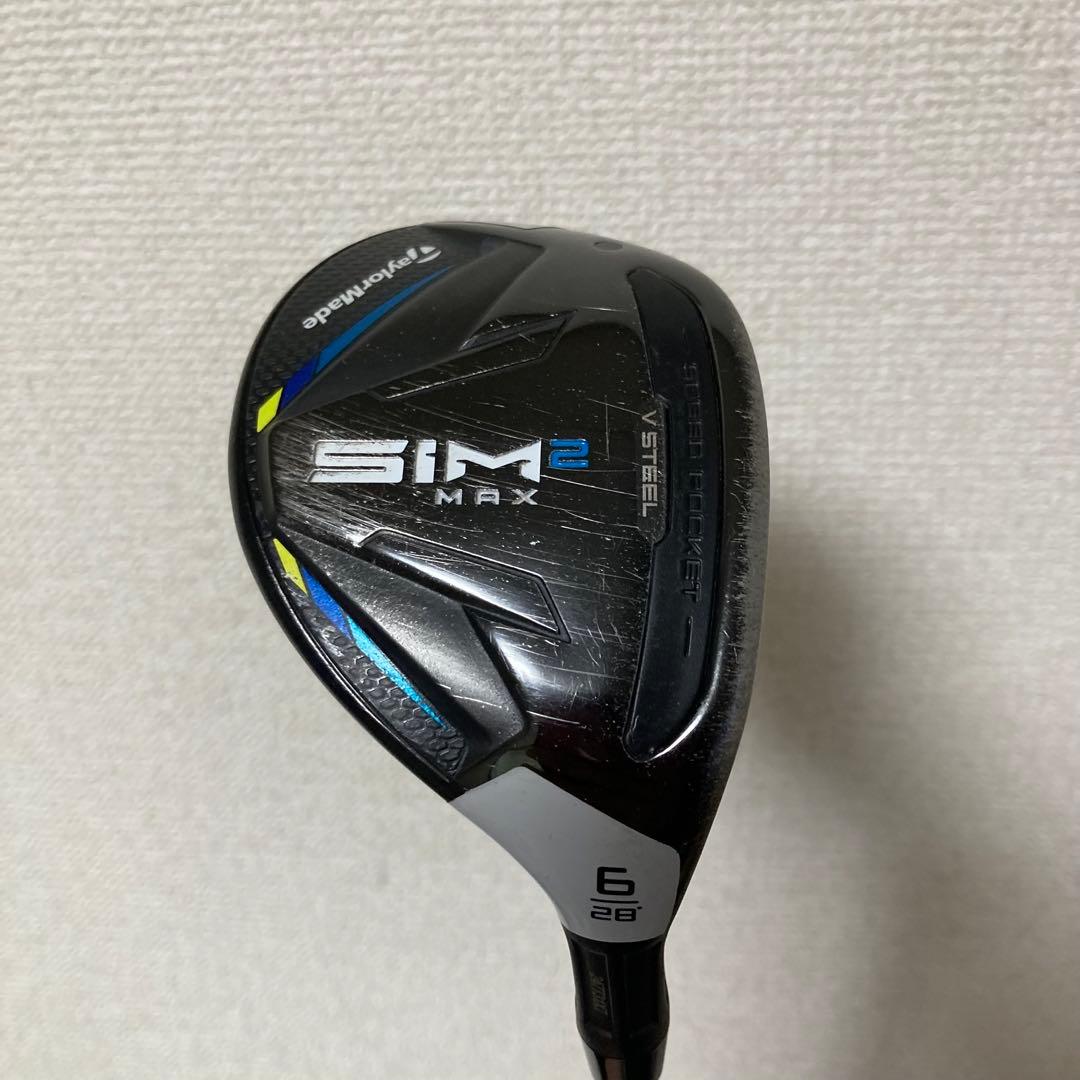 テーラーメイド SIM2 MAX ユーティリティ 6U 28° カスタムシャフト