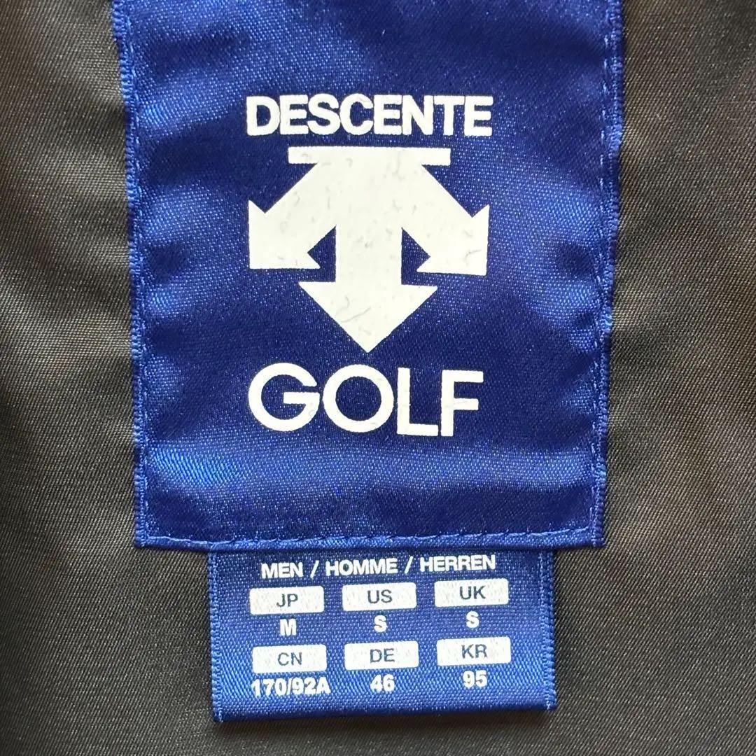 デサント　DESCENTE GOLF 中綿　ベスト 総柄　ジップアップ　M