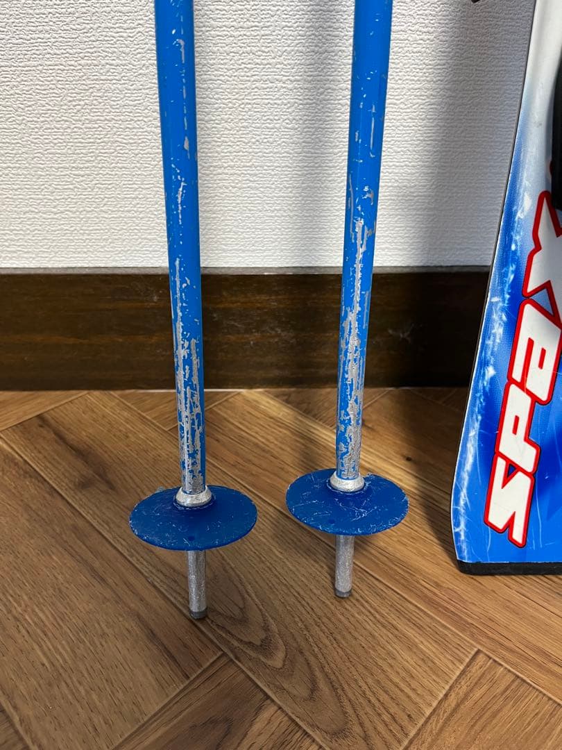 子ども スキー板 ストック ブーツ 3点セット
