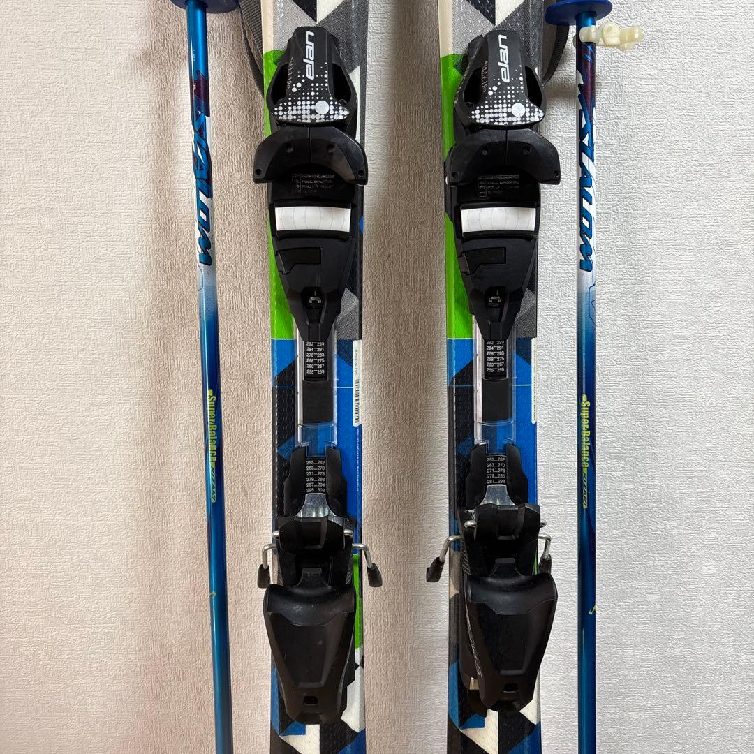 ジュニアストック付スキーセット　elan 130cm hart 25cm