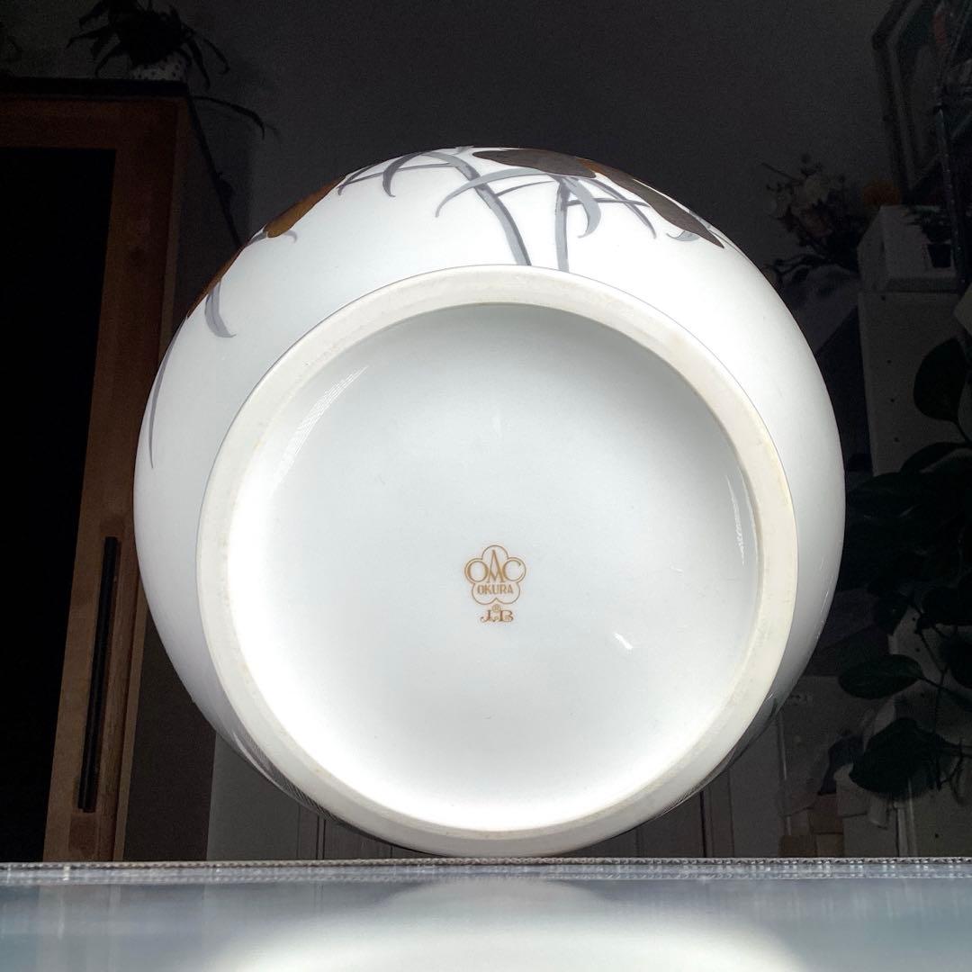 大倉陶園　花瓶