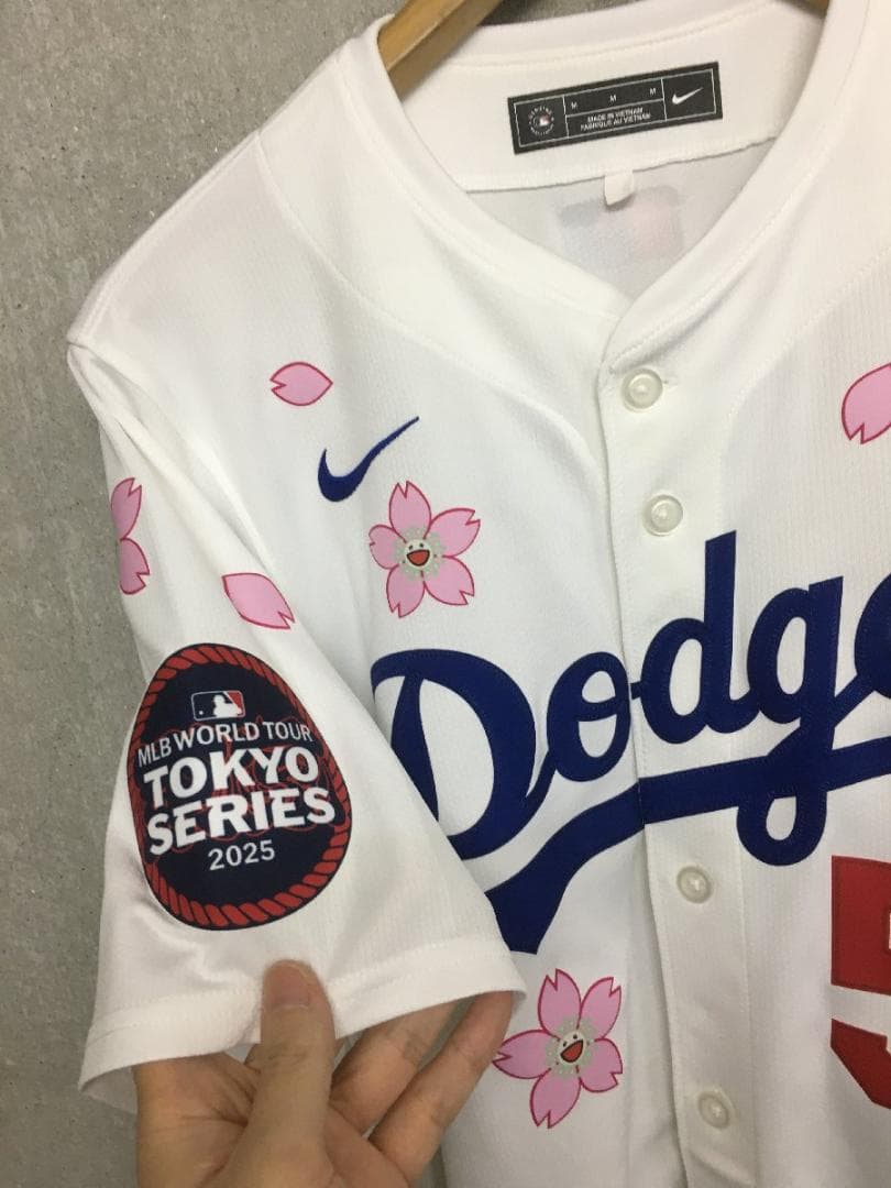 ナイキ ドジャース 村上隆 ベッツ 希少 ゲーム シャツ