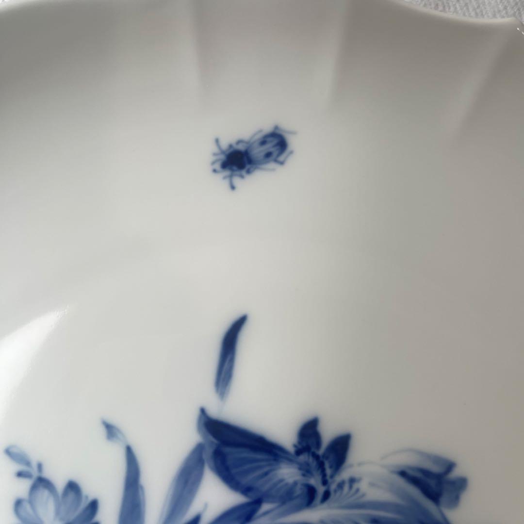 マイセン　青い花　Meissen 大皿　ブルーフラワー　28cm