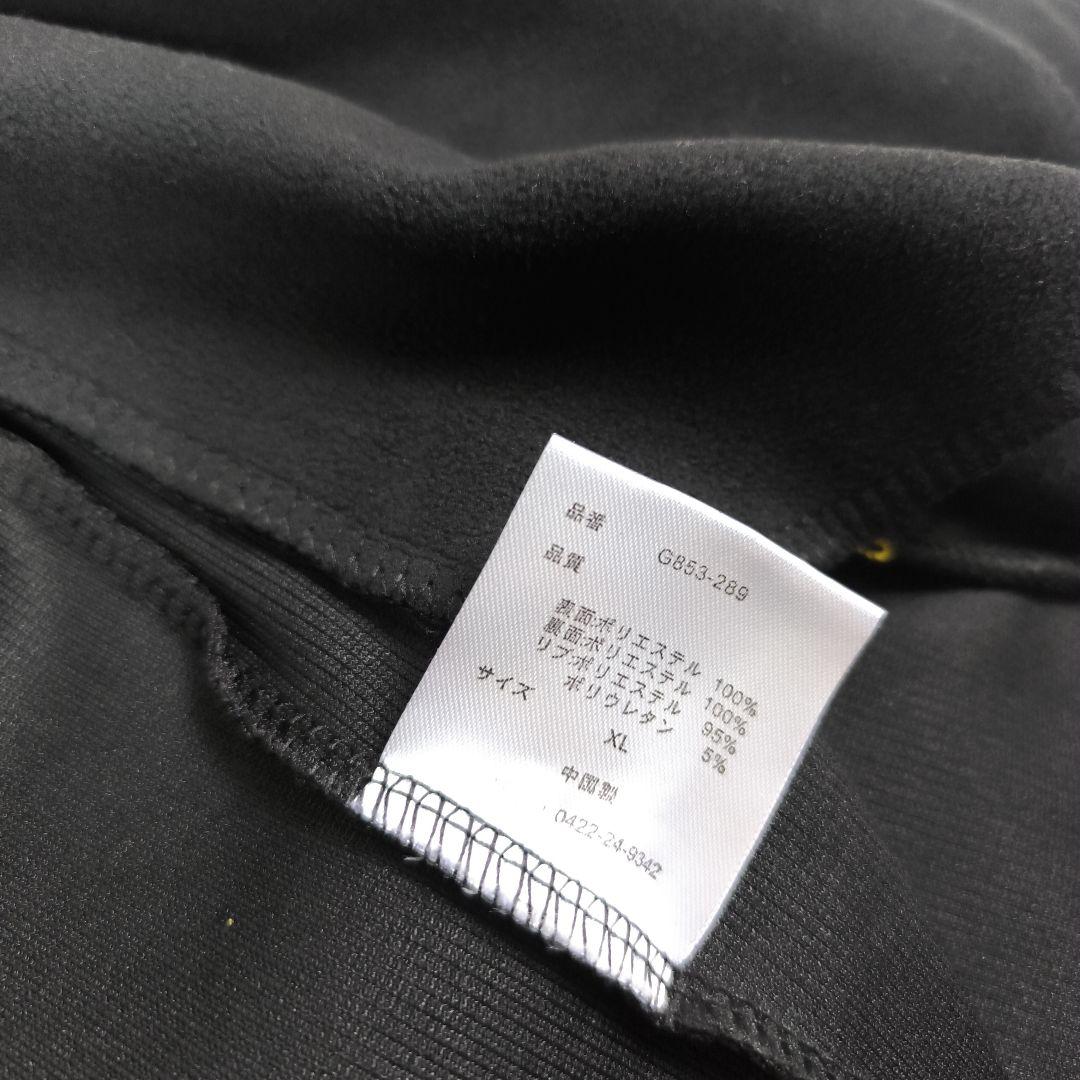 ✨極美品✨ ゴル ジャージ セットアップ ロゴ 裏地フリース 黒 迷彩