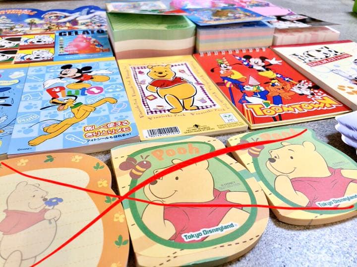 【ほぼ未使用品★】ディズニーメモ帳、ノートセット　まとめ売り‼️