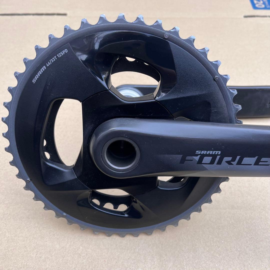 SRAM FORCE カーボンクランク172.5mm GXP 46-33 12S