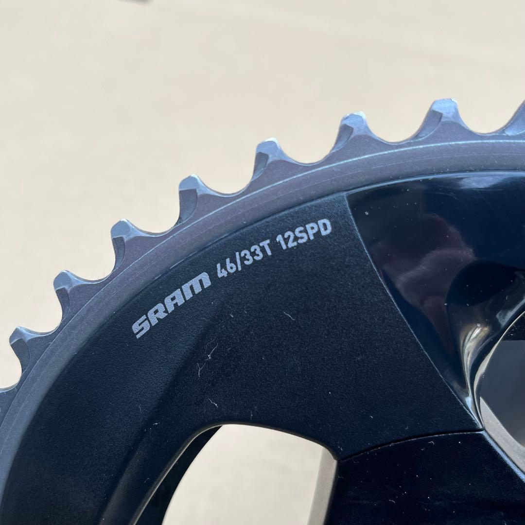 SRAM FORCE カーボンクランク172.5mm GXP 46-33 12S