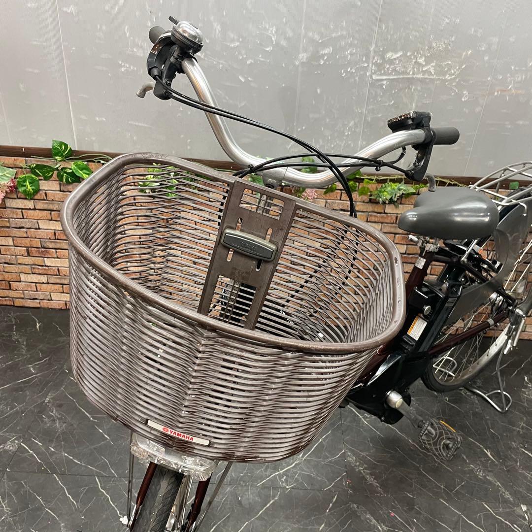 【166】電動自転車 YAMAHA PAS Natura ブラウン 26インチ