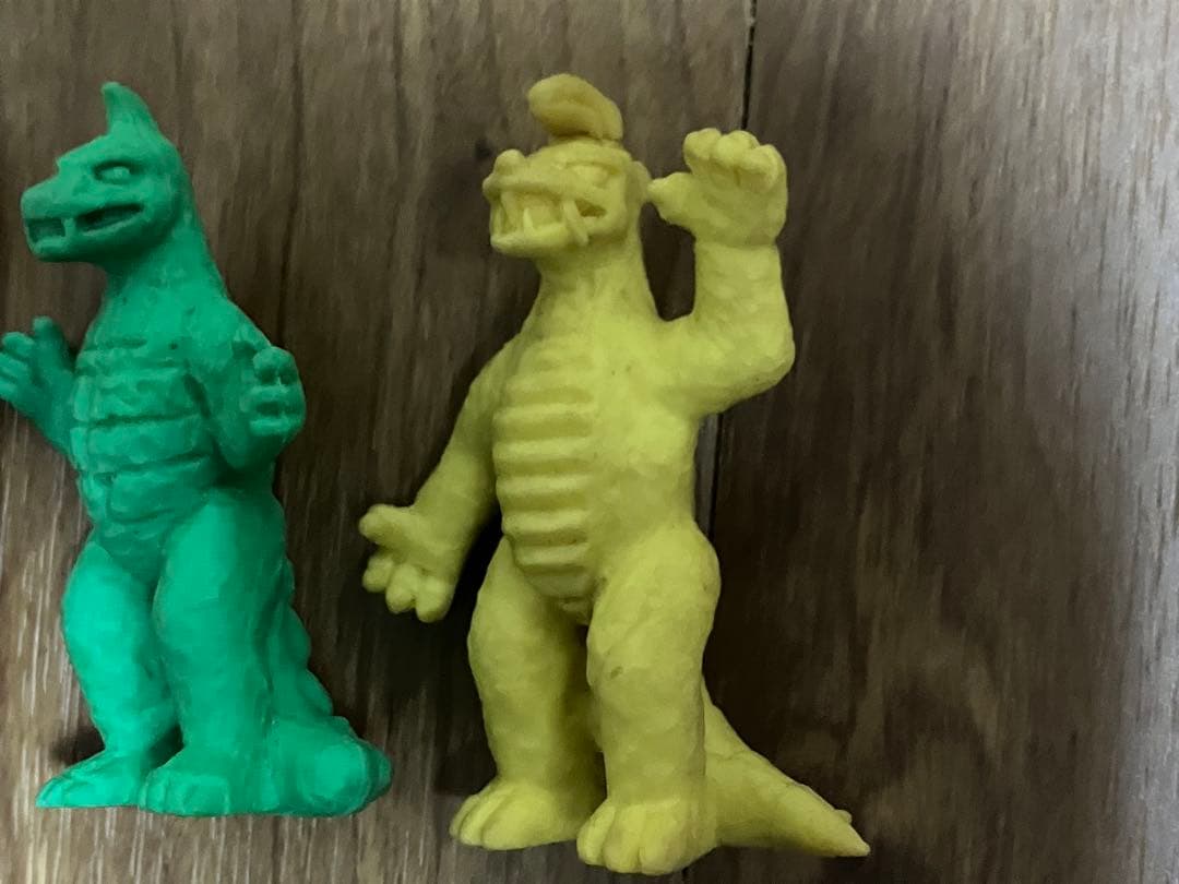ウルトラマン怪獣消しゴム 5体セット 体長60mm 昭和当時品