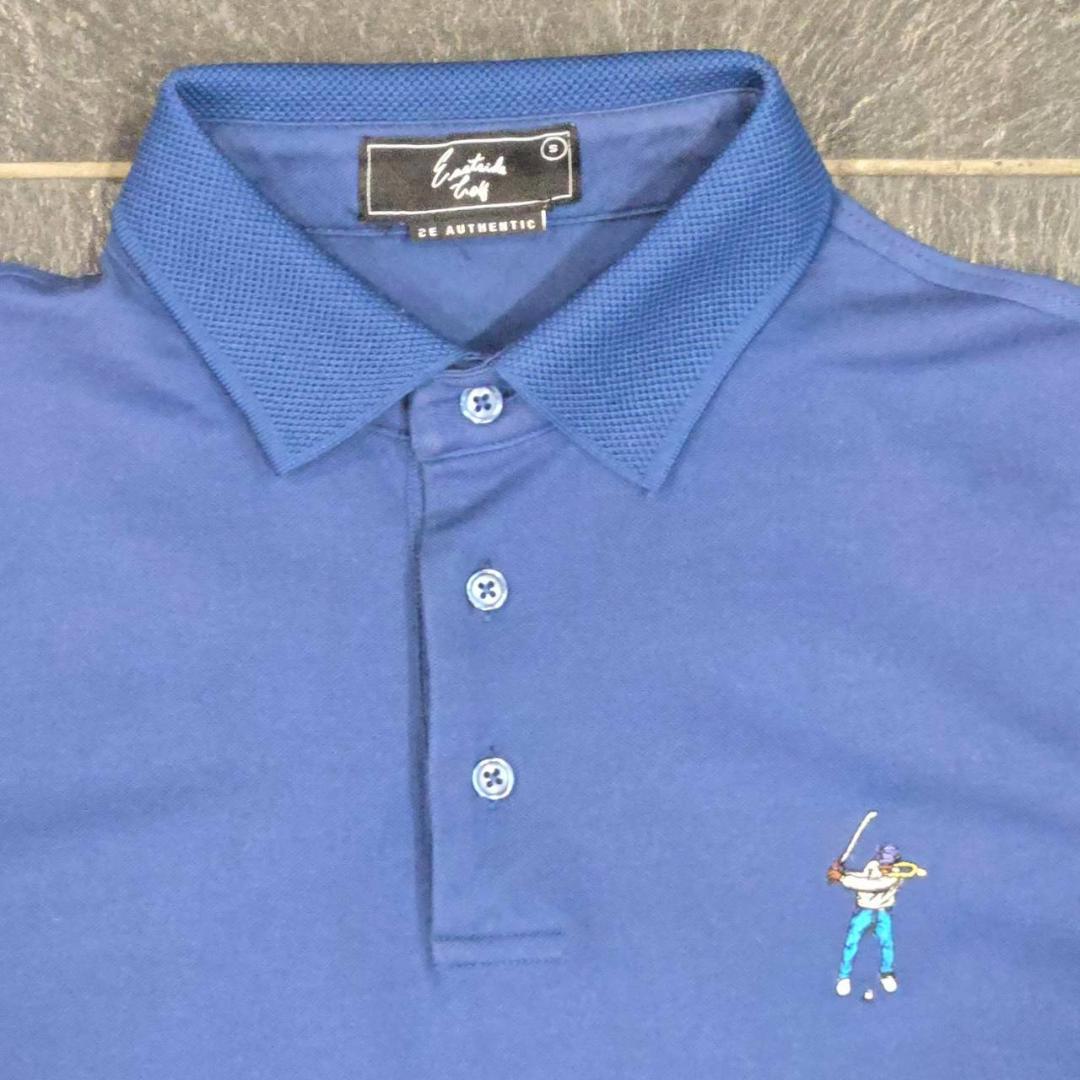 EastSideGolf　イーストサイドゴルフ　半袖ポロシャツ　ブルー　サイズS