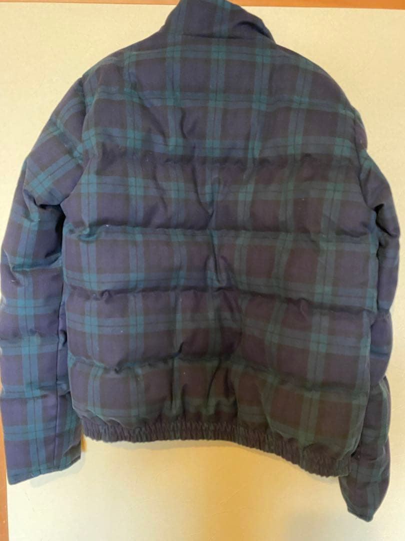 BEAMS GOLF チェック柄ダウンジャケット