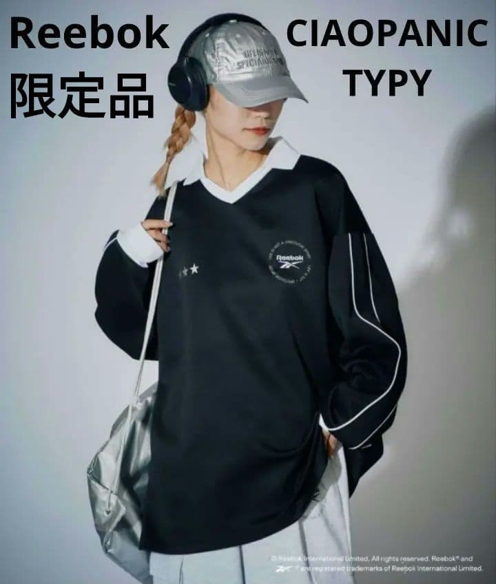 【美品】Reebok CIAOPANIC TYPY コラボ 長袖 シャツ 限定品