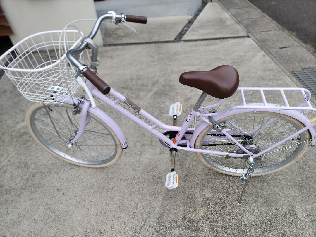 子供用自転車 ラベンダー色　22インチ