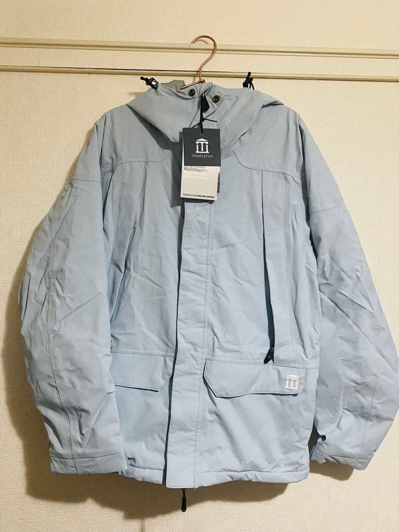Templeton ライトブルージャケット　スノボウエア上下セット　新品未使用