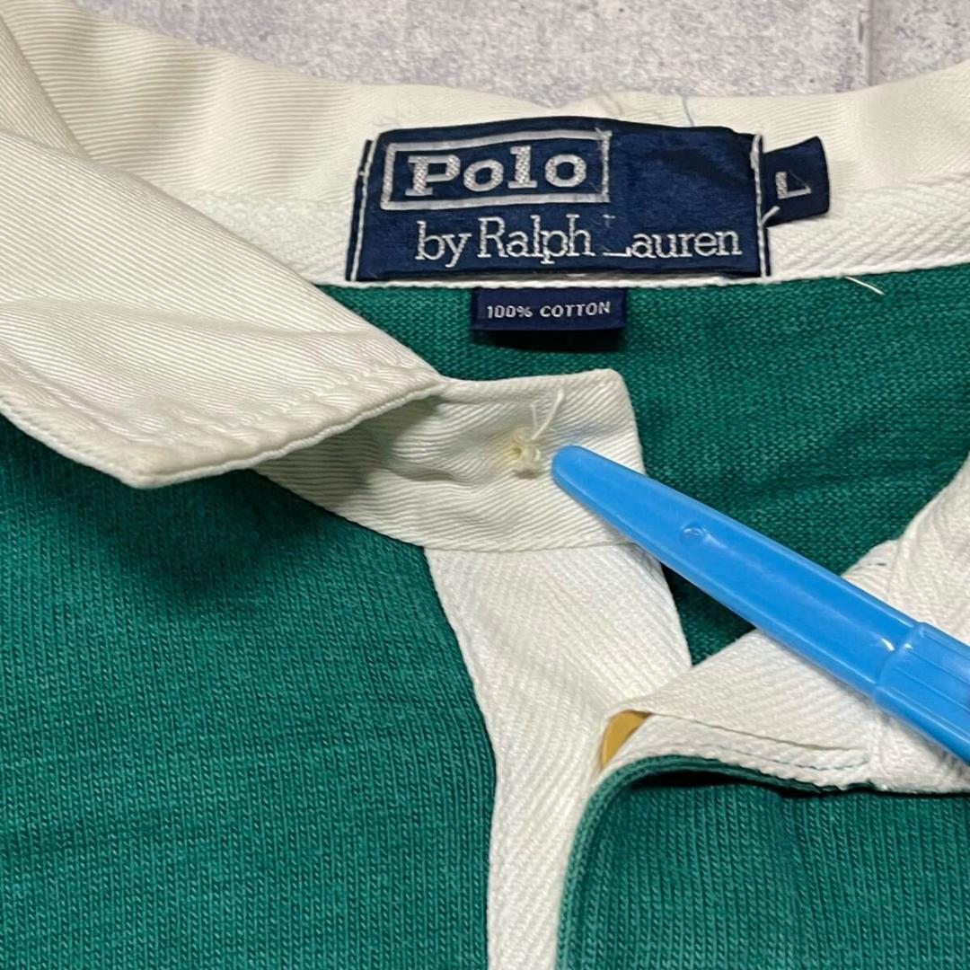90s Polo by RalphLauren ラガーシャツ ショルダー